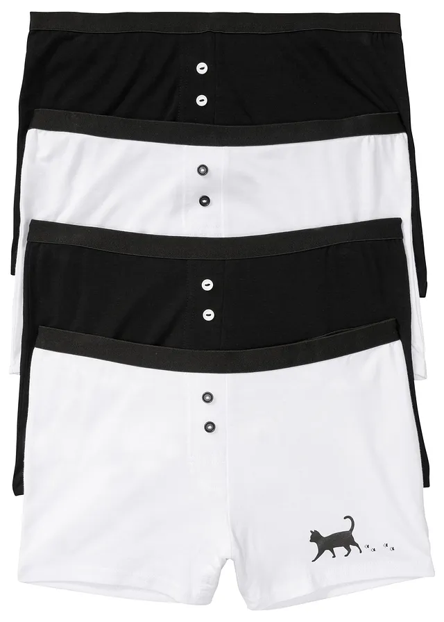 Lot de 4 boxers femme
