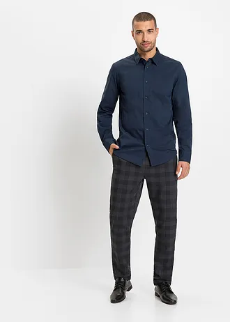 Biznis košeľa so strečom, Slim Fit • tmavomodrá • obchod bonprix