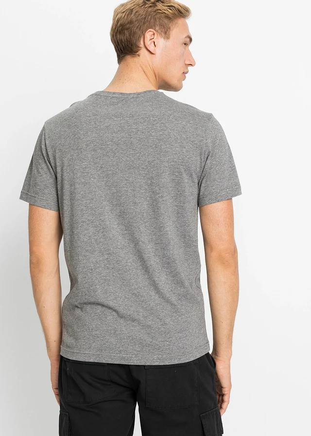 Lot de 5 T-shirts • olive foncé + blanc + noir + bleu foncé + gris chiné • product-page.page-title-suffix
