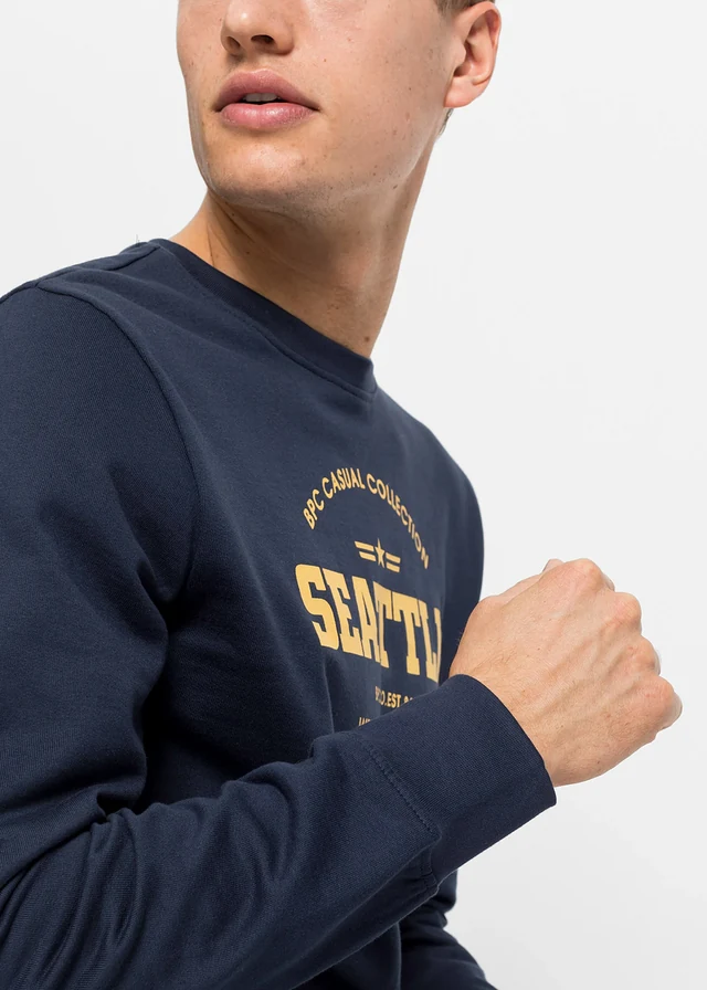 Lot de 2 sweats 100% coton • bleu foncé+pétrole • product-page.page-title-suffix