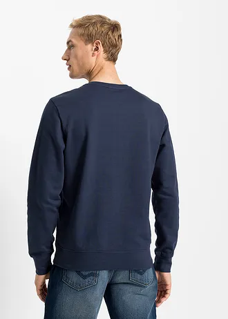 Lot de 2 sweats 100% coton, Couleur: bleu foncé+pétrole
