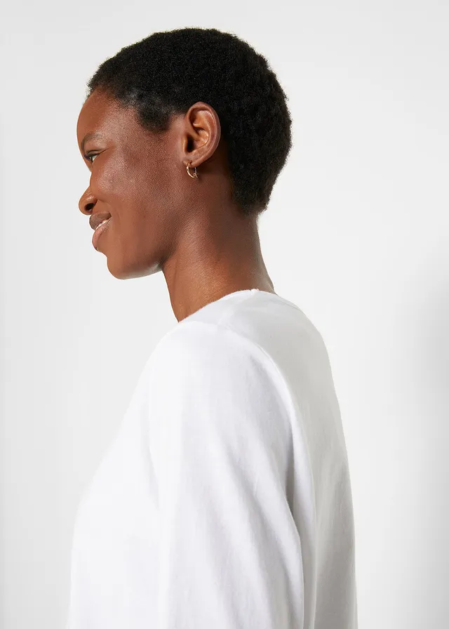 Lot de 5 T-shirts manches 3/4 • noir + fraise + gris clair chiné + blanc + bleu foncé • product-page.page-title-suffix