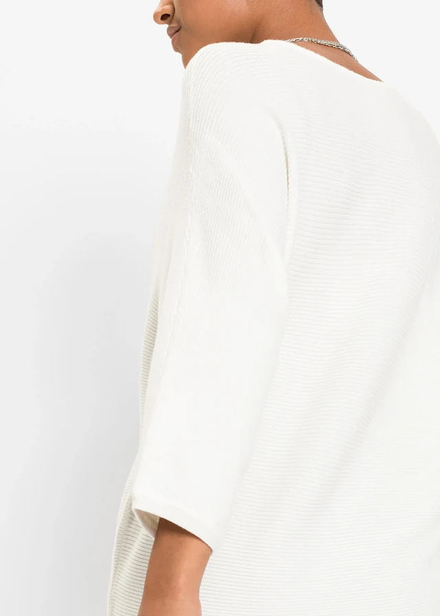Pull côtelé oversize • ecru • product-page.page-title-suffix