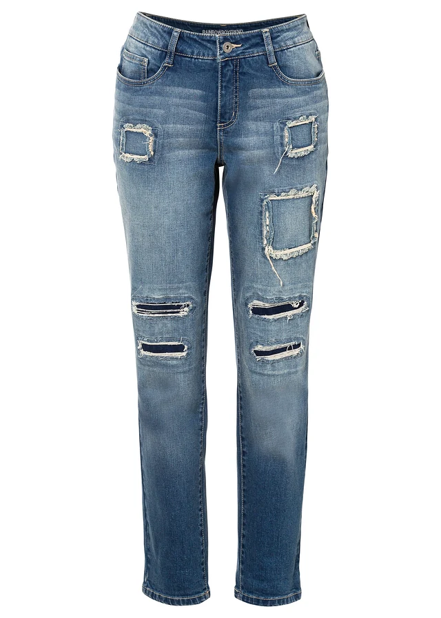 Boyfriend jeans mid waist
