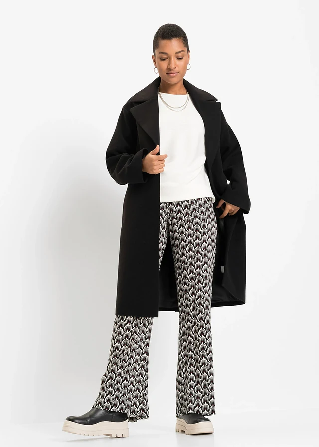 Geribde oversized trui van viscosemix
