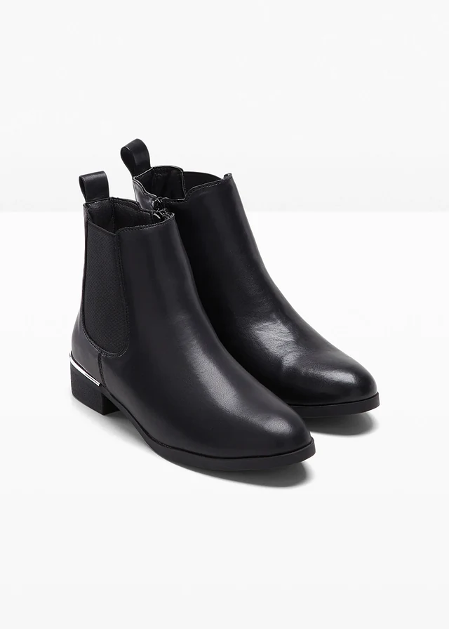 Chelsea boots, Kleur: zwart