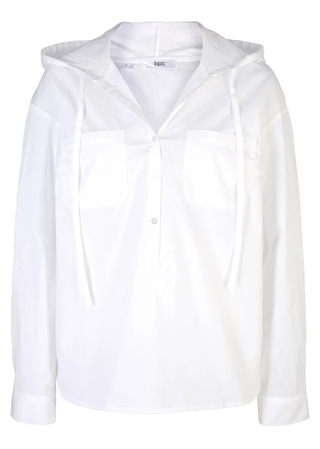 Blouse met capuchon