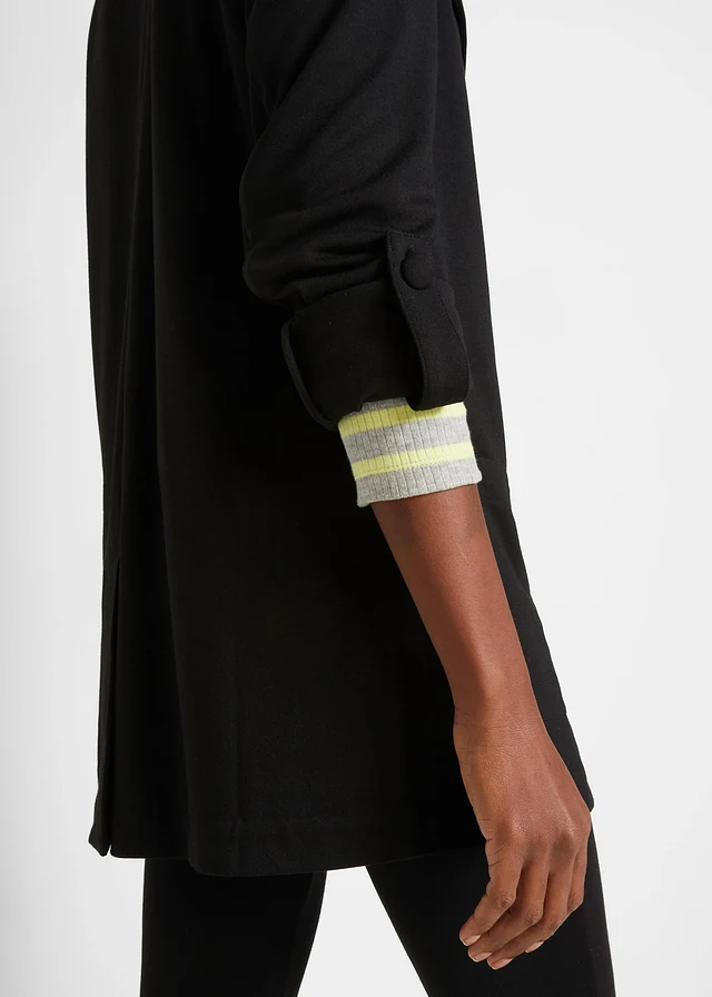 Punto di Roma blazer in een viscosemix • zwart • product-page.page-title-suffix