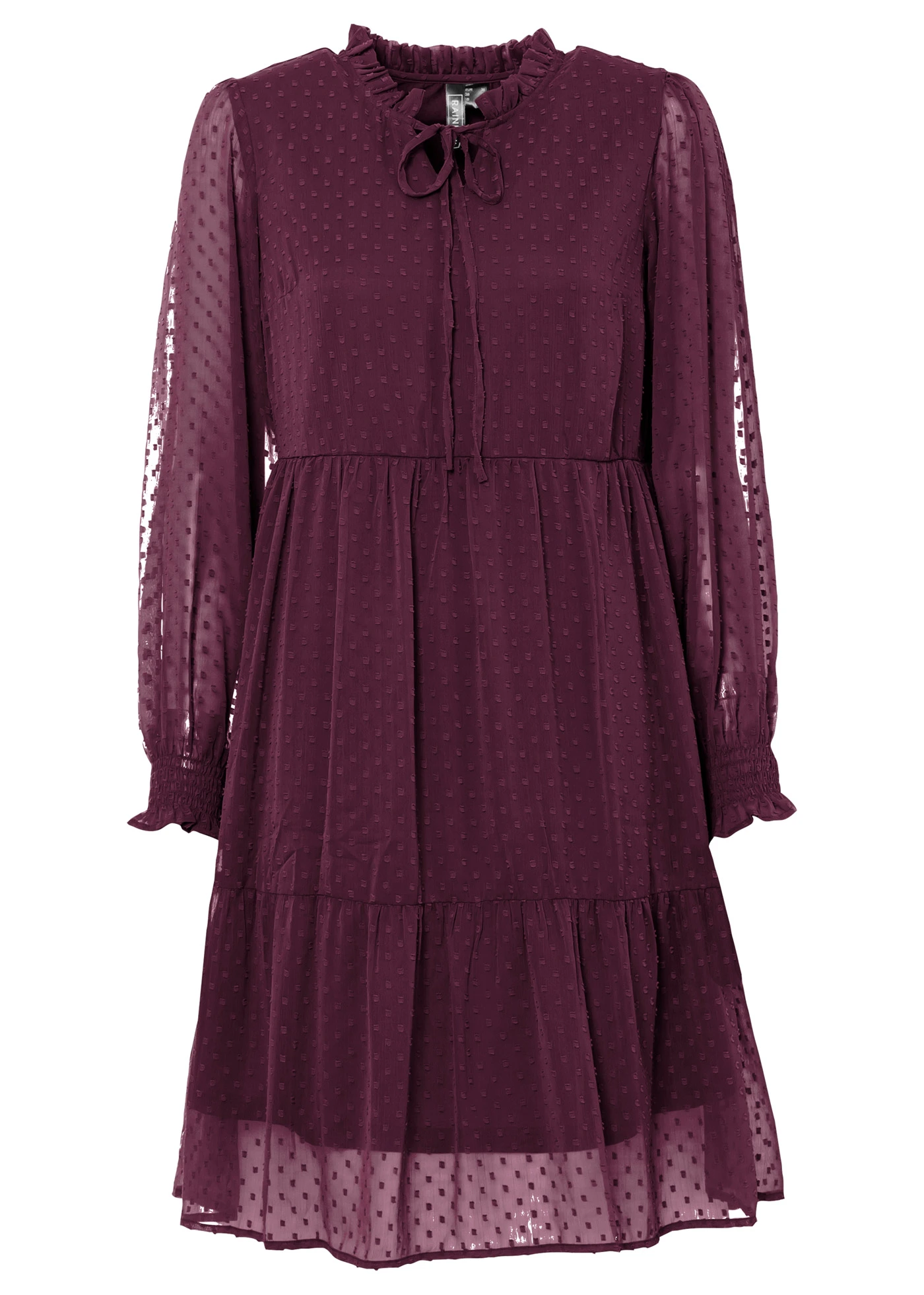 Minišaty • vínově červená • bonprix obchod