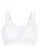 Sportovní podprsenka, silná opora, barva: bílá