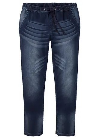 Slim fit jogging jeans, straight • donkerblauw denim • bonprix online shop