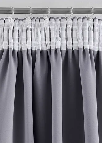 Rideau obscurcissant (1 pce), nombreuses tailles • anthracite • Boutique bonprix