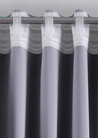 Rideau obscurcissant (1 pce), nombreuses tailles • anthracite • Boutique bonprix