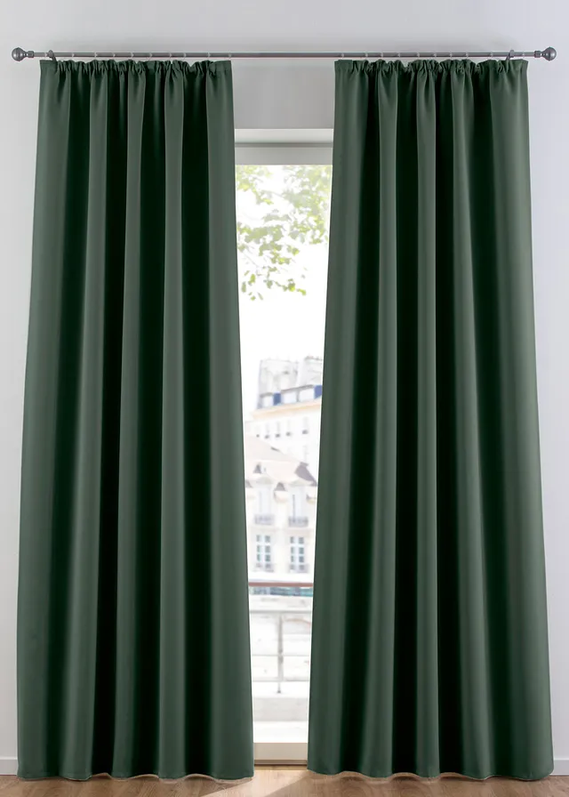 Rideau obscurcissant (1 pce), nombreuses tailles • olive • Boutique bonprix