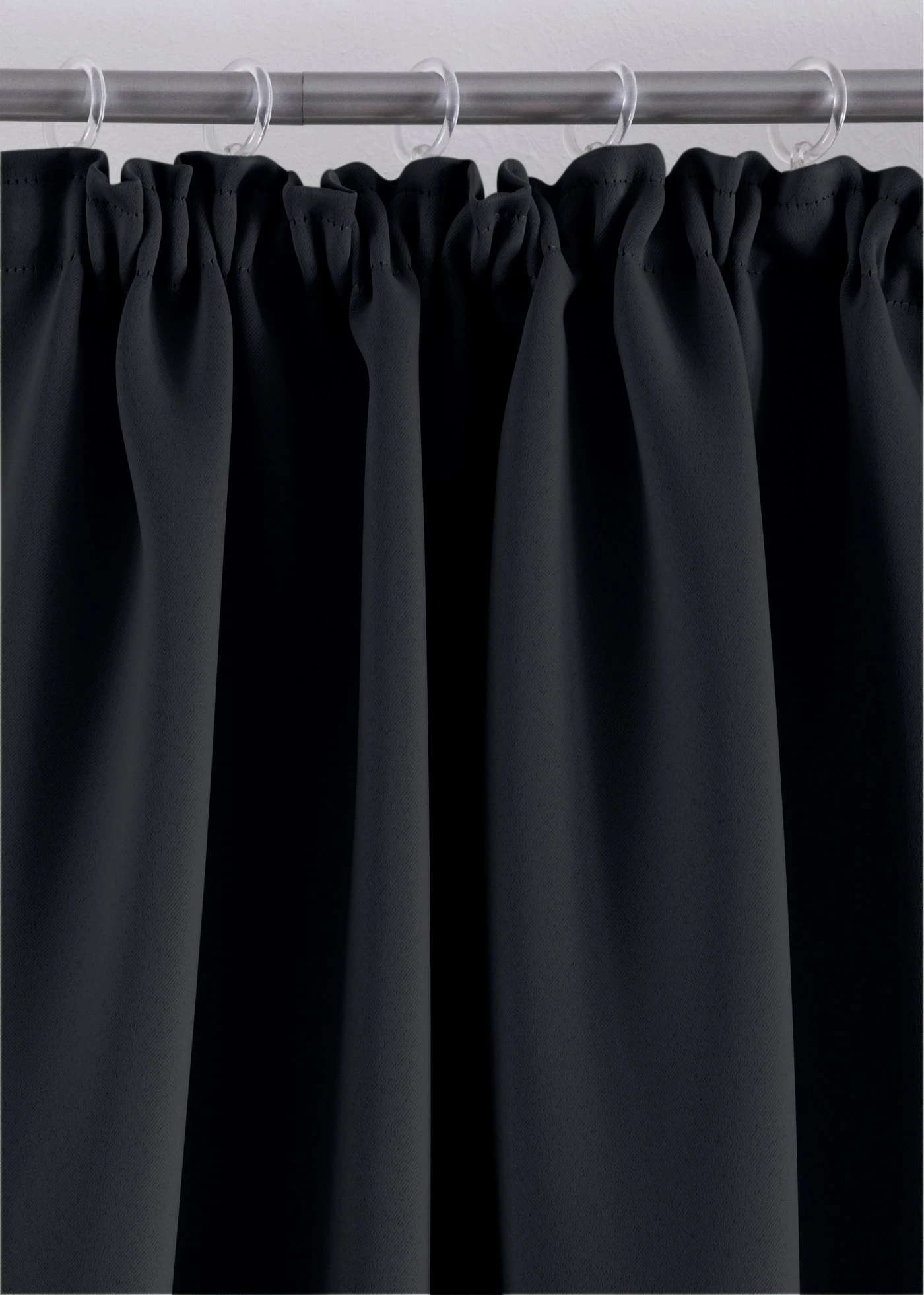 Rideau obscurcissant (1 pce), nombreuses tailles • noir • Boutique bonprix