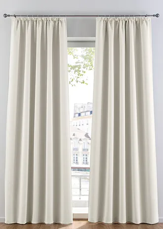 Rideau obscurcissant (1 pce), nombreuses tailles • ecru • Boutique bonprix