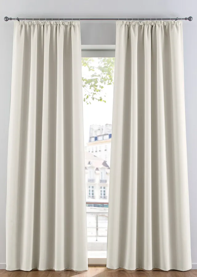 Rideau obscurcissant (1 pce), nombreuses tailles • ecru • Boutique bonprix