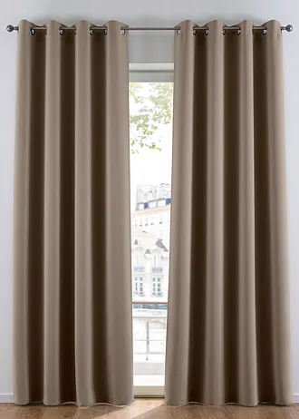 Rideau obscurcissant (1 pce), nombreuses tailles • noyer • Boutique bonprix