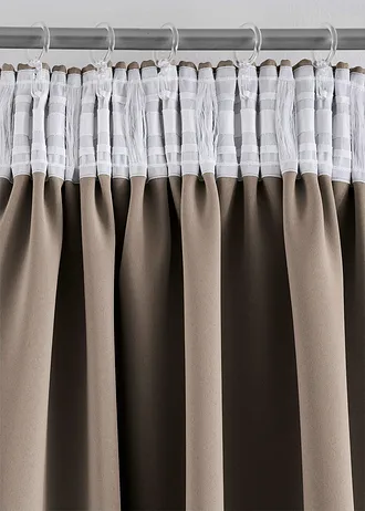 Zatemňujúci záves, v rôznych veľkostiach (1 ks v balení) • hnedá • obchod bonprix