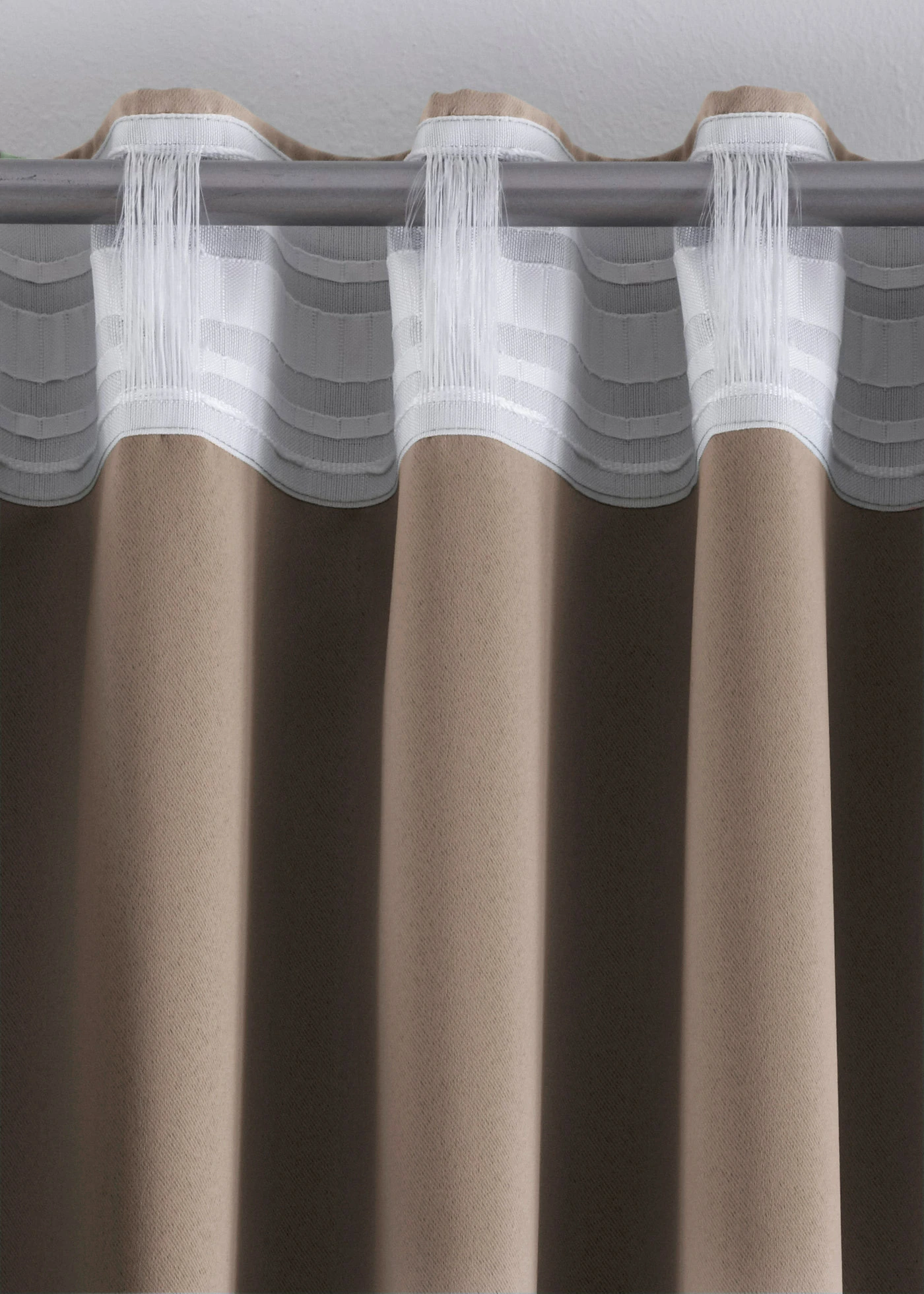 Rideau obscurcissant (1 pce), nombreuses tailles • noyer • Boutique bonprix