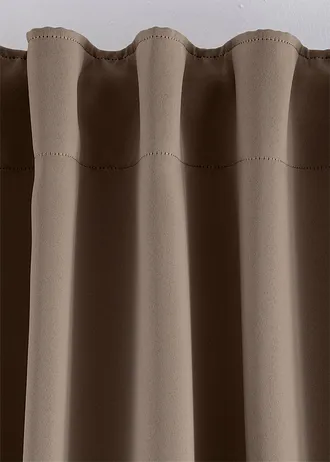 Rideau obscurcissant (1 pce), nombreuses tailles • noyer • Boutique bonprix