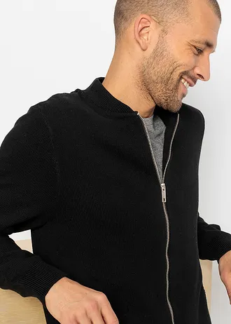 Vest van gerecycled materiaal • zwart • bonprix online shop