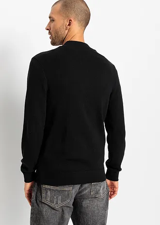 Kardigan, regular fit • czarny • sklep bonprix