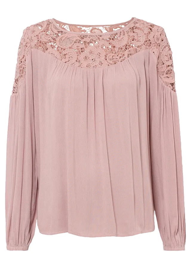 Tunique en viscose fluide • bois de rose • Boutique bonprix