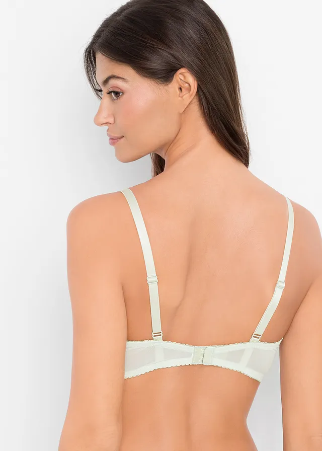 Voorgevormde bh met sierlijk borduursel (set van 2) • soft salie+ivoorkleur • product-page.page-title-suffix