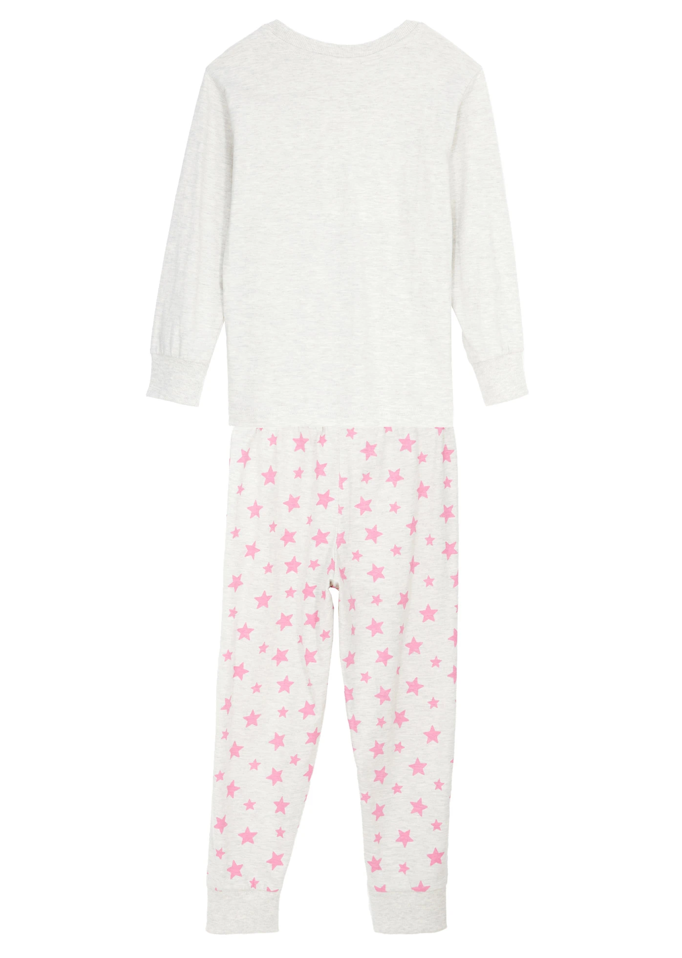 Pyžamo z čisté organické bavlny (2dílná souprava) • přírodní melír s potiskem • bonprix obchod