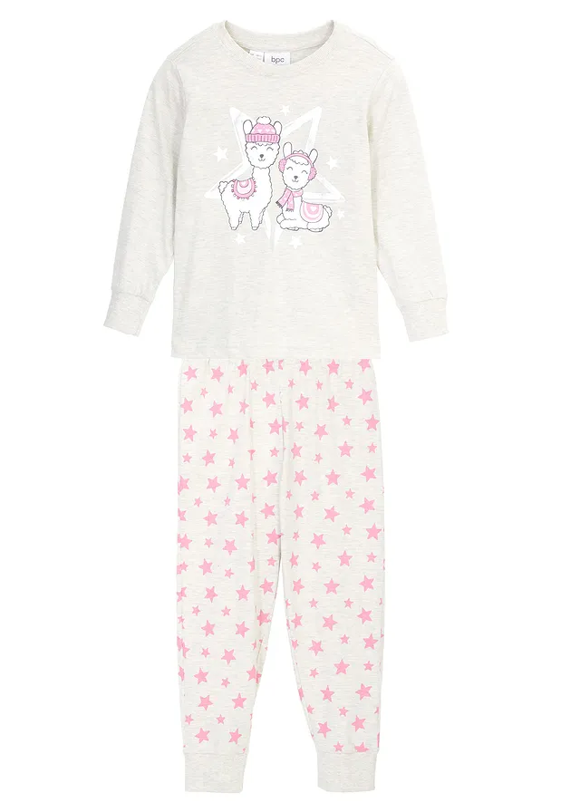 Pijama din bumbac organic 100% (set/2 buc.)