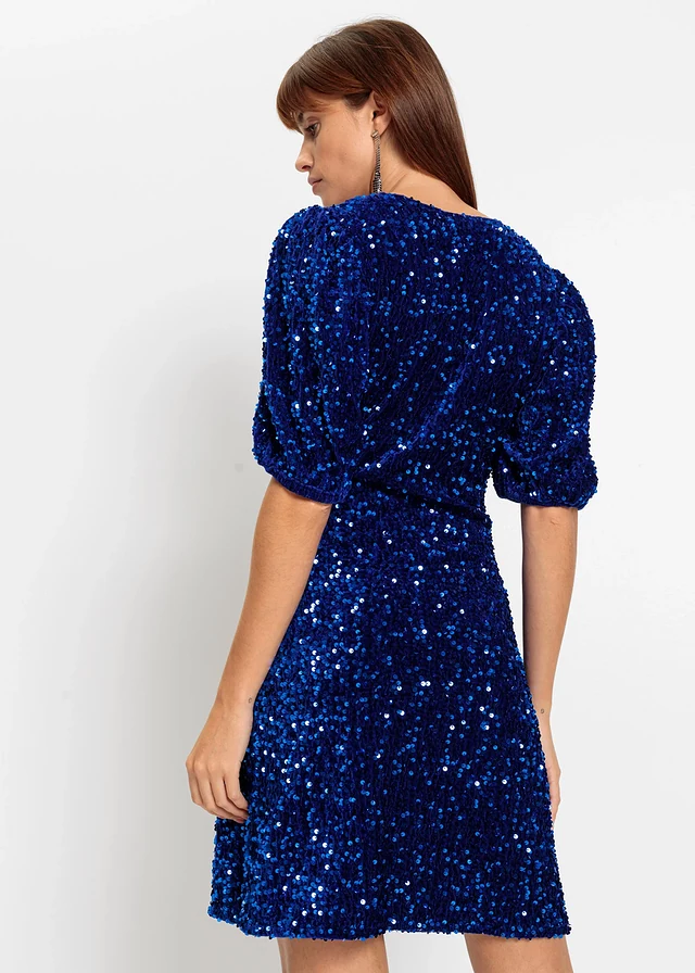 Robe à sequins • bleu • product-page.page-title-suffix