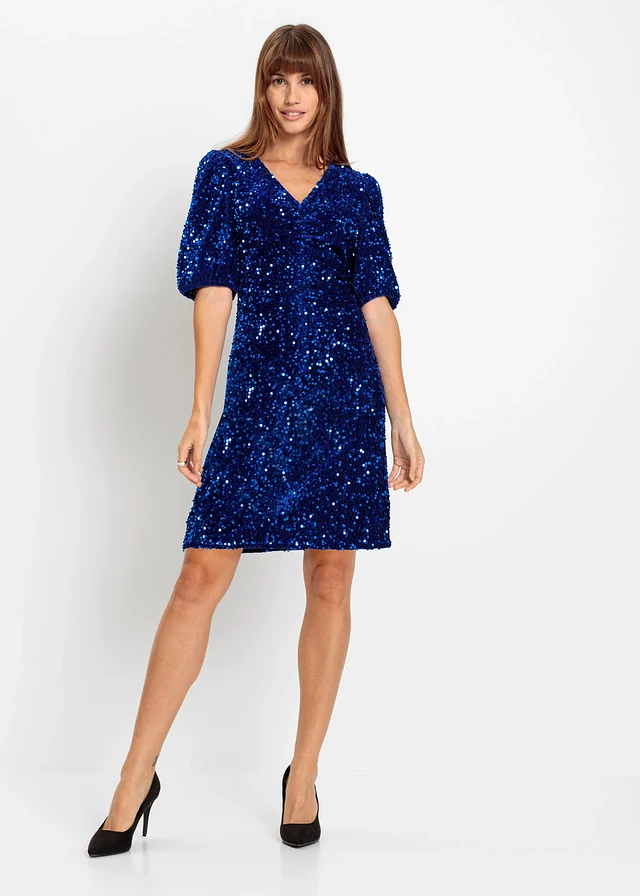 Robe à sequins • bleu • product-page.page-title-suffix