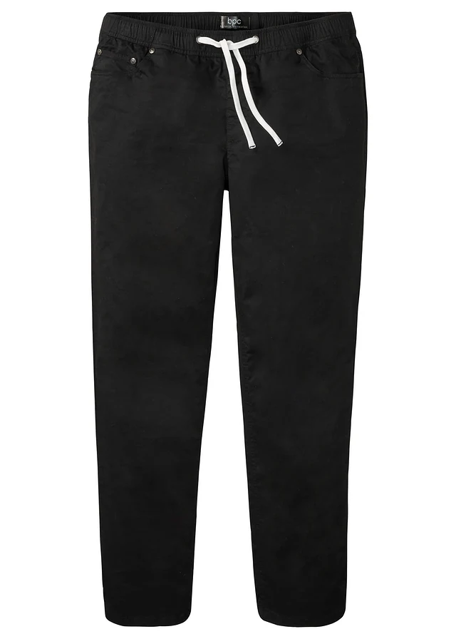 Strečové kalhoty bez zapínání,  Regular Fit, Straight