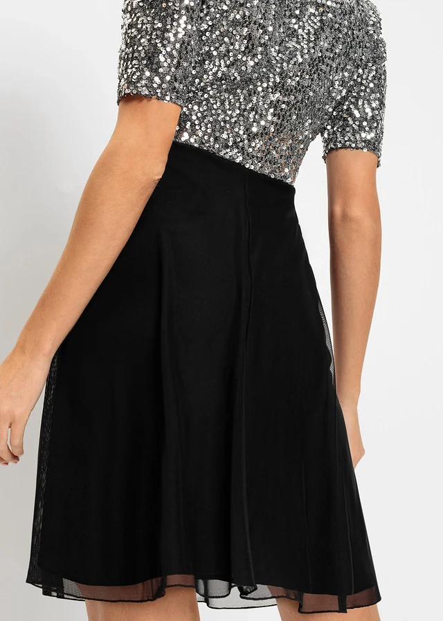 Robe courte • argenté/noir • product-page.page-title-suffix