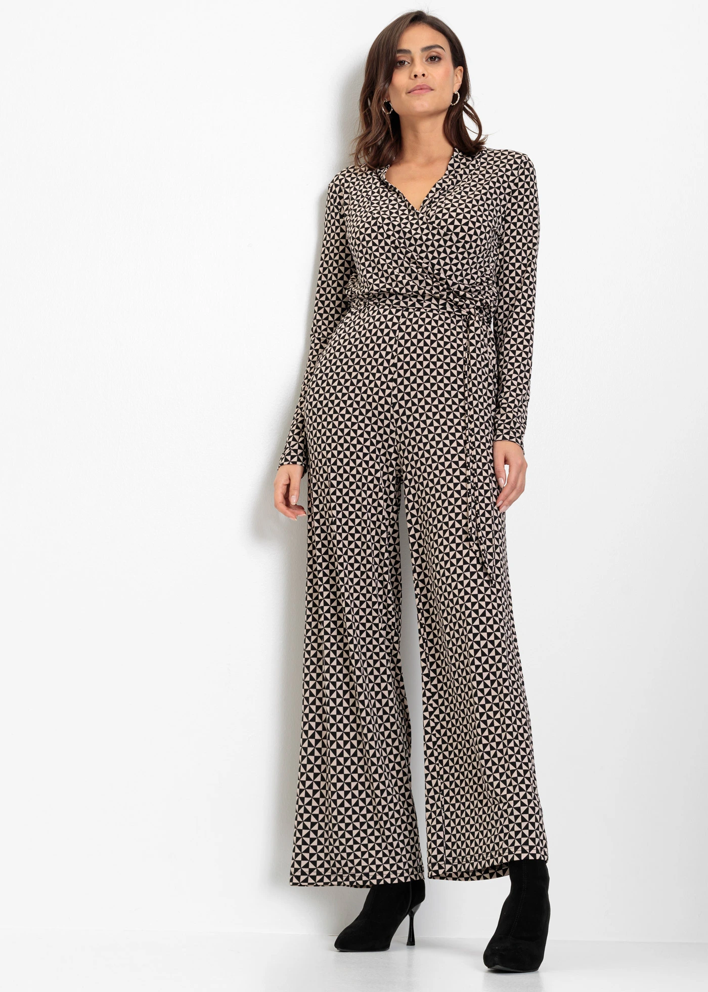 Žerzejový overal • černá • bonprix obchod