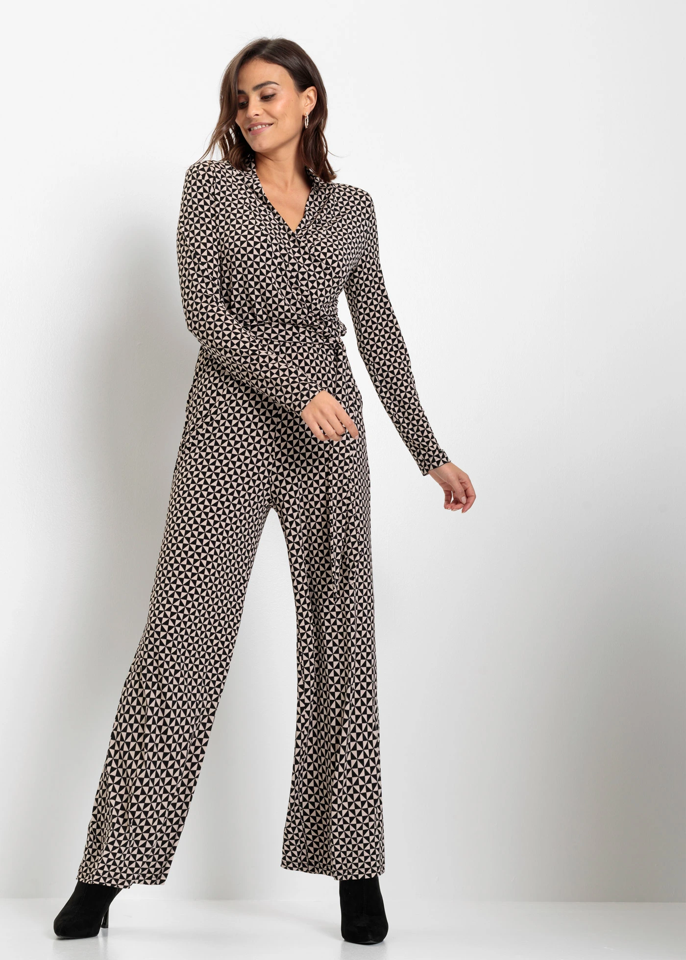 Žerzejový overal • černá • bonprix obchod