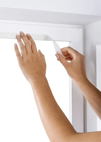 Verduisterend plisségordijn met klittenband • wit • bonprix online shop