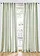 Rideau rayé avec polyester recyclé (1 pce), Couleur: vert tendre-blanc rayé