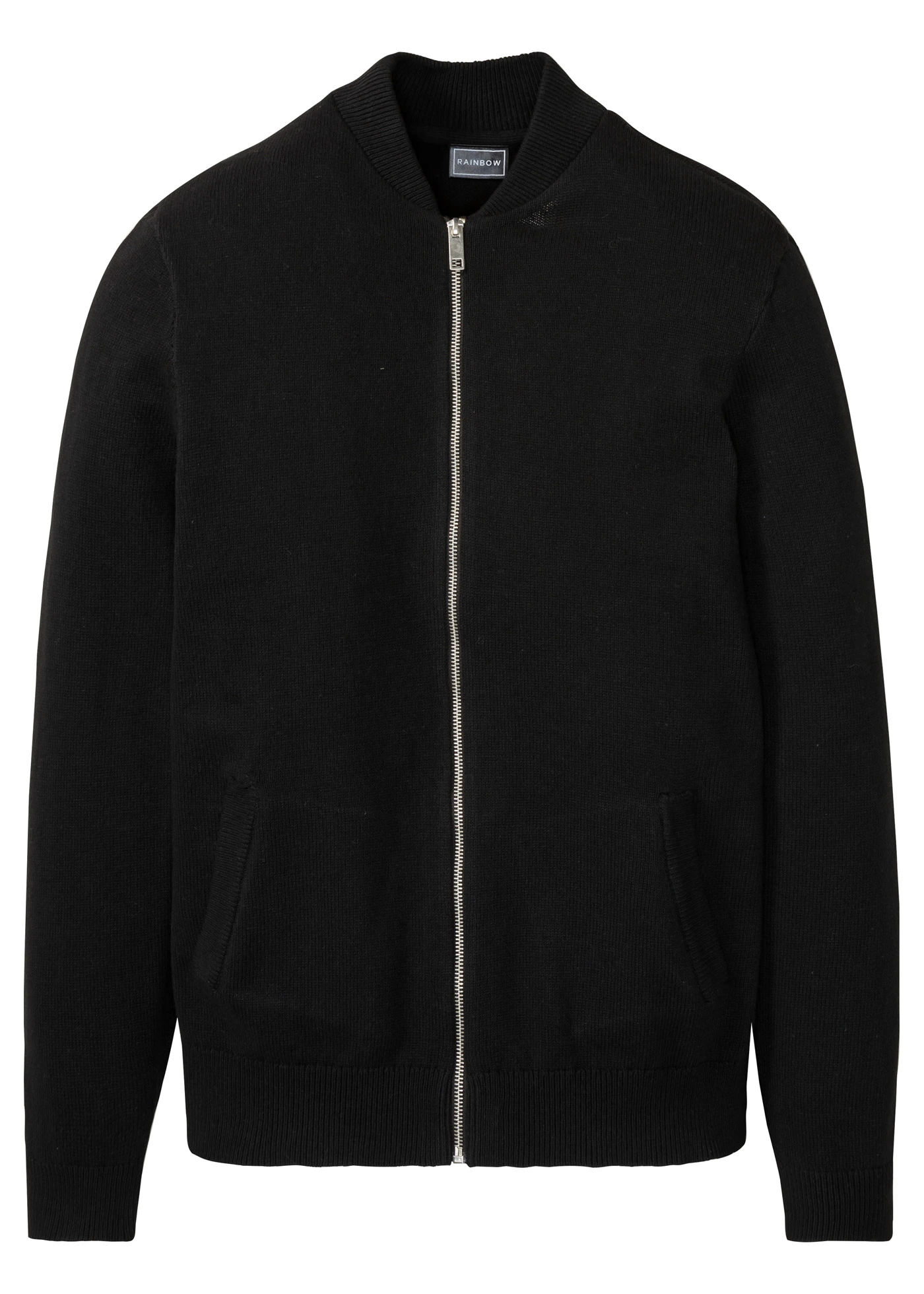 Jachetă tricotată Regular Fit • negru • magazin bonprix