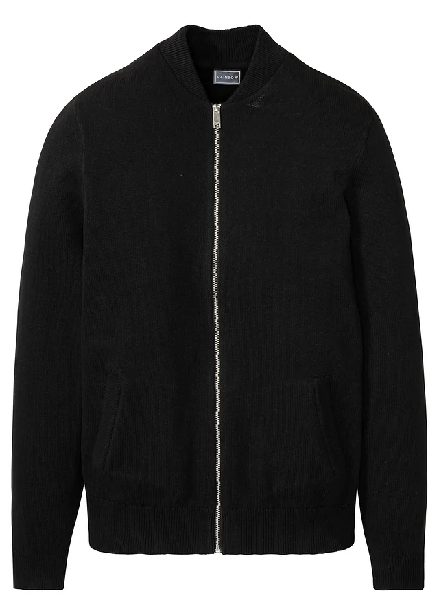 Vest in regular fit, Kleur: zwart