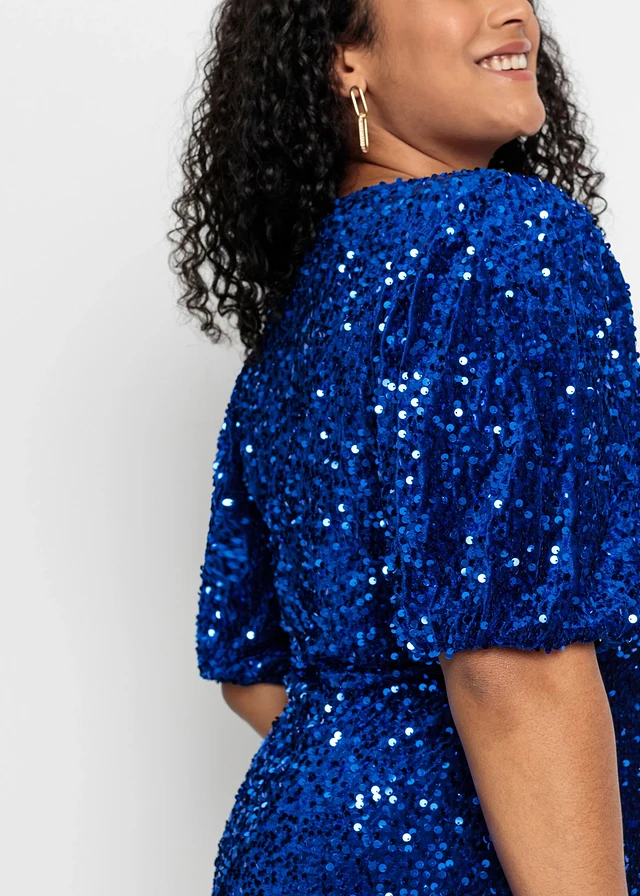 Robe à sequins • bleu • product-page.page-title-suffix