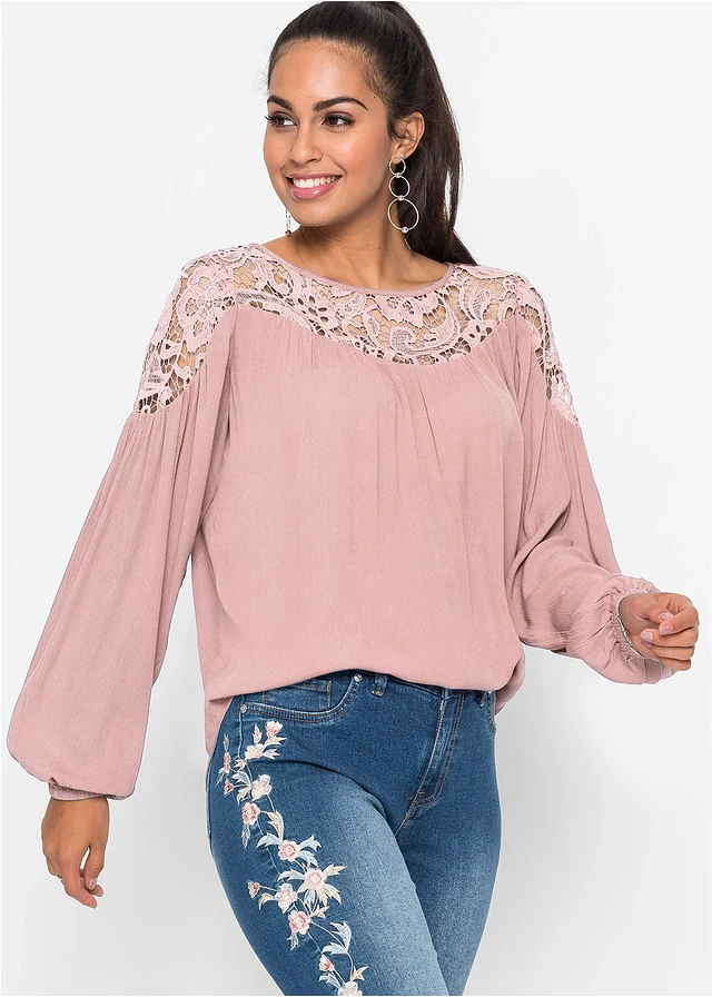 Tuniek van soepele viscose • rozenhout • product-page.page-title-suffix
