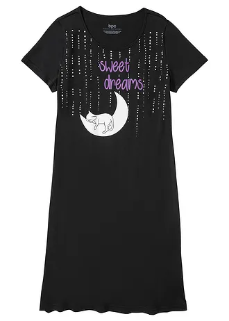 Chemise de nuit courte 100% coton