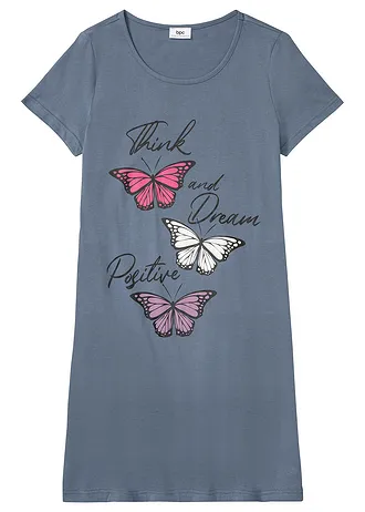 Chemise de nuit courte 100% coton