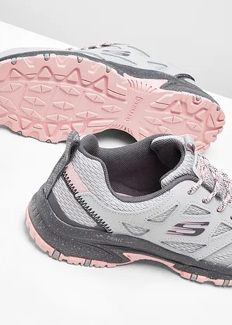 Skechers túra cipő Memory habszivaccsal, szín: szürke/pink