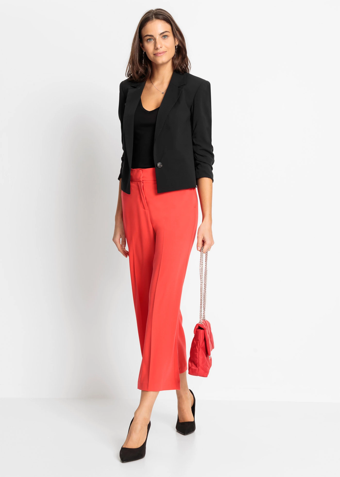 Tričko z měkké viskózy • černá • bonprix obchod