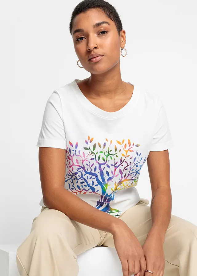 T-shirt coton imprimé