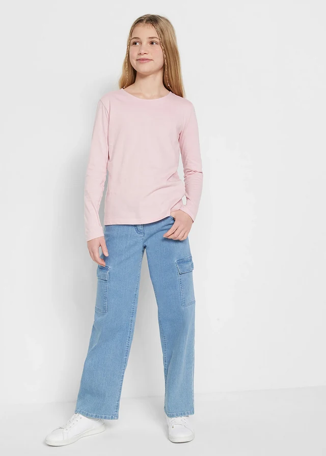 Meisjes cargo jeans • lichtblauw denim • product-page.page-title-suffix