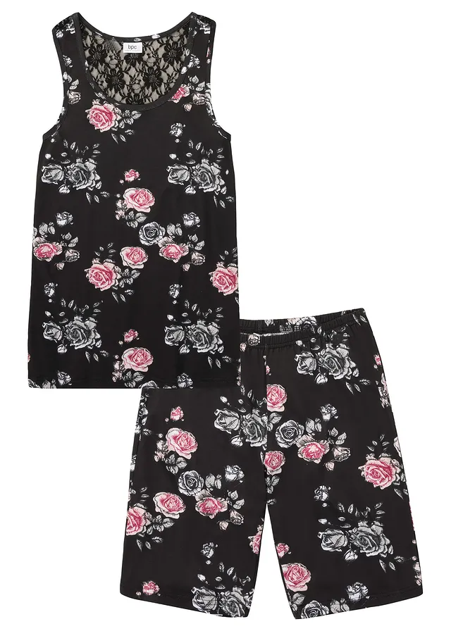 Pijama scurtă cu bermude